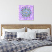 Lager leven - Mandala India Style 2 Canvas Afdruk (Insitu (Slaapkamer))