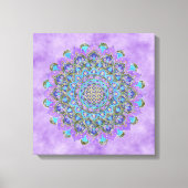 Lager leven - Mandala India Style 2 Canvas Afdruk (Voorkant)