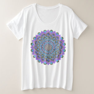 Lager leven - Mandala India Style 2 Grote Maat T-shirt