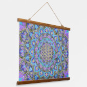 Lager leven - Mandala India Style 2 Hangend Wandkleed (Gebogen)