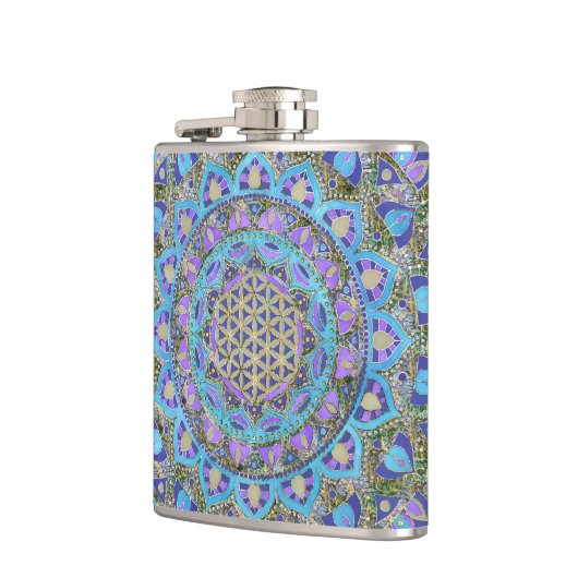 Lager leven - Mandala India Style 2 Heupfles (Links)