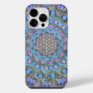 Lager leven - Mandala India Style 2 iPhone 14 Pro Max Hoesje