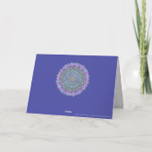 Lager leven - Mandala India Style 2 Kaart (Achterkant)