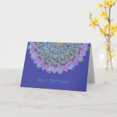 Lager leven - Mandala India Style 2 Kaart (Gele Bloem)