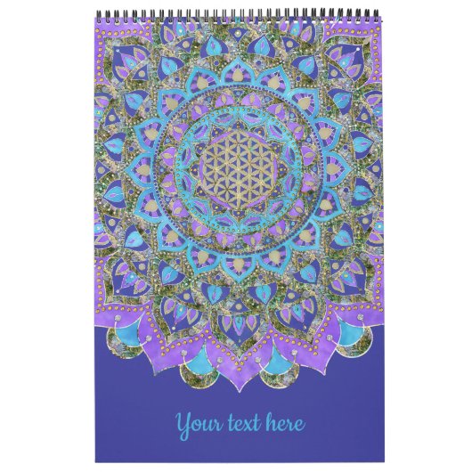 Lager leven - Mandala India Style 2 Kalender (Hoes)