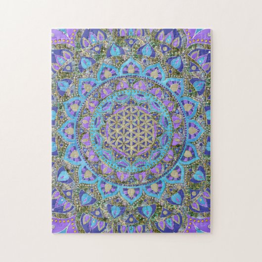 Lager leven - Mandala India Style 2 Legpuzzel (Verticaal)