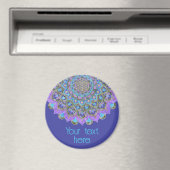 Lager leven - Mandala India Style 2 Magneet (Insitu (Vaatwasser))