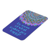 Lager leven - Mandala India Style 2 Magneet (Linkerzijde)