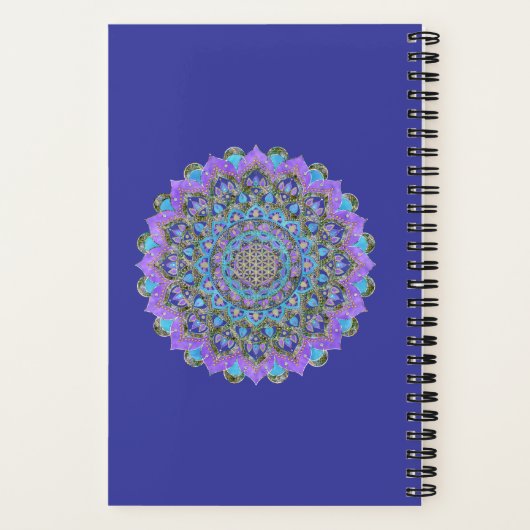 Lager leven - Mandala India Style 2 Notitieboek (Achterkant)