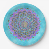 Lager leven - Mandala India Style 2 Papieren Bordje (Voorkant)