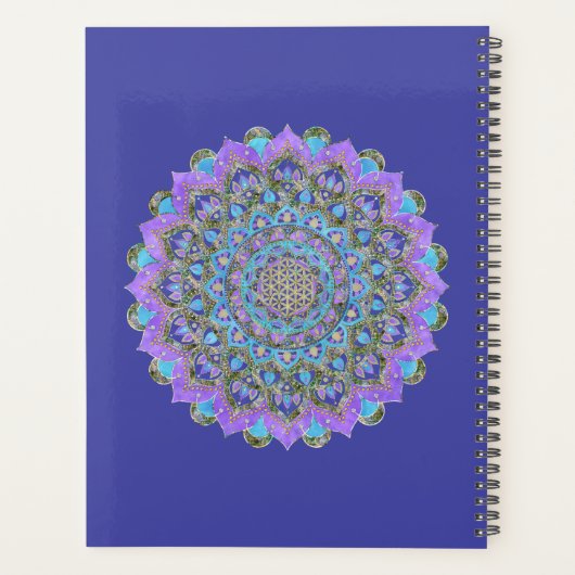 Lager leven - Mandala India Style 2 Planner (Achterkant)