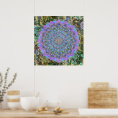 Lager leven - Mandala India Style 2 Poster (Keuken)