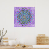Lager leven - Mandala India Style 2 Poster (Keuken)