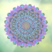 Lager leven - Mandala India Style 2 Raamsticker (Vel 3)