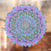 Lager leven - Mandala India Style 2 Raamsticker (Vel 2)