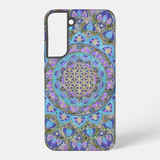 Lager leven - Mandala India Style 2 Samsung Galaxy Hoesje (Achterkant)