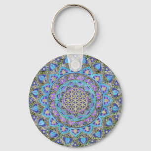 Lager leven - Mandala India Style 2 Sleutelhanger