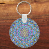 Lager leven - Mandala India Style 2 Sleutelhanger (Voorkant)