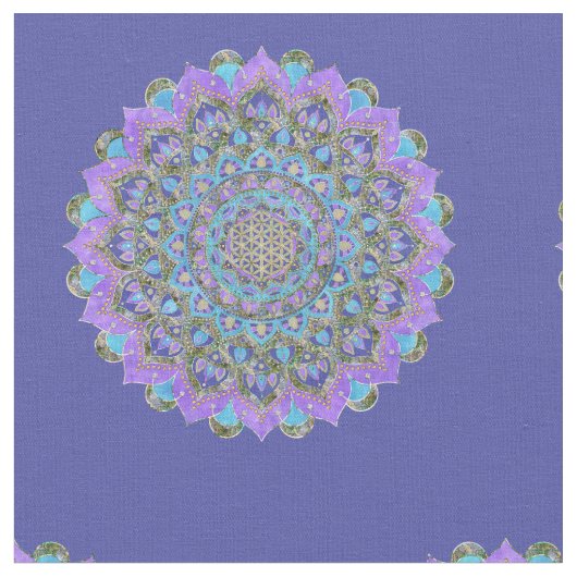 Lager leven - Mandala India Style 2 Stof (Close Up)