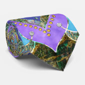 Lager leven - Mandala India Style 2 Stropdas (Opgerold)