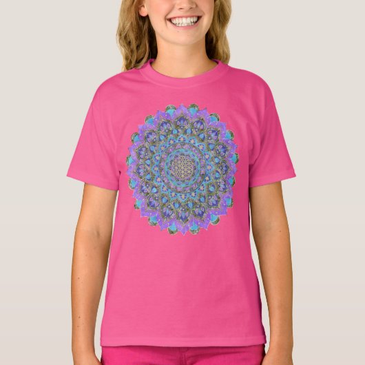 Lager leven - Mandala India Style 2 T-shirt (Voorkant)