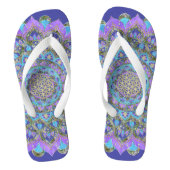 Lager leven - Mandala India Style 2 Teenslippers (Voetbed)