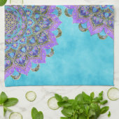 Lager leven - Mandala India Style 2 Theedoek (Gevouwen)