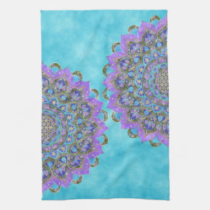 Lager leven - Mandala India Style 2 Theedoek