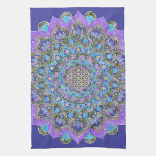 Lager leven - Mandala India Style 2 Theedoek