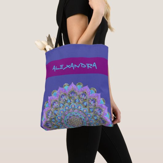 Lager leven - Mandala India Style 2 Tote Bag (Dichtbij)