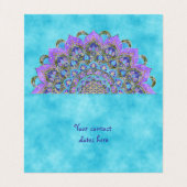 Lager leven - Mandala India Style 2 Visitekaartje (Binnenkant ongevouwen)