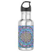 Lager leven - Mandala India Style 2 Waterfles (Voorkant)