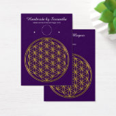 Lager leven / onbeschaamd lebens - briljant goud visitekaartjes (Bureau)