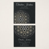 Lager levensonderhoud, schermkaart vierkante visitekaartjes (Voorkant /achterkant)