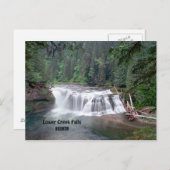 Lager Lewis Herfsten Washington briefkaart (Voorkant / Achterkant)