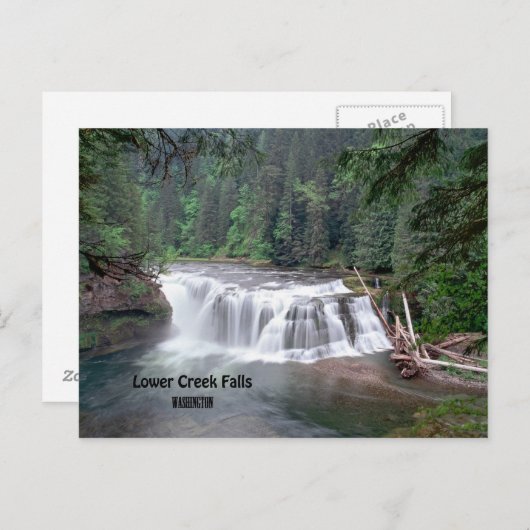 Lager Lewis Herfsten Washington briefkaart (Voorkant / Achterkant)