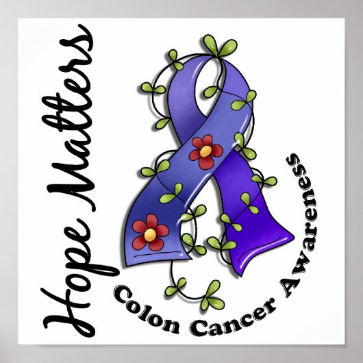Lager lint 4 Hope doet Colon Cancer Poster (Voorkant)