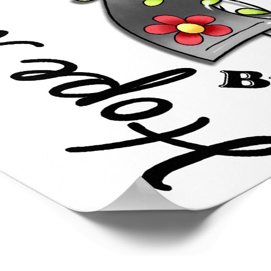 Lager lint 4 Hope is van belang voor hersentumor Poster (Hoek)