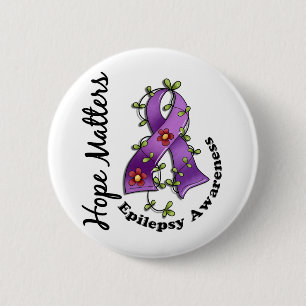 Lager lint 4 Hope telt epilepsie Ronde Button 5,7 Cm
