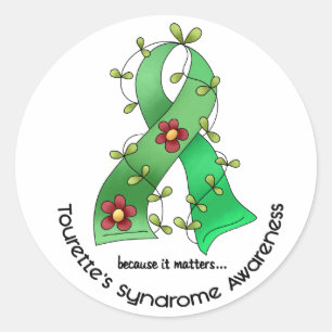 Lager lintje 1 Tourette-syndroom Ronde Sticker