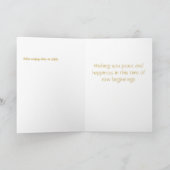 Lager mandje eieren en bakken Pasen Feestdagen Kaart (Binnen)