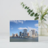 Lager Manhattan Skyline Briefkaart (Staand voorkant)