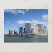 Lager Manhattan Skyline Briefkaart (Voorkant)