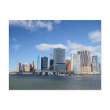 Lager Manhattan Skyline Briefkaart