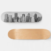Lager Manhattan Skyline, New York City Skateboard (Horizontaal)