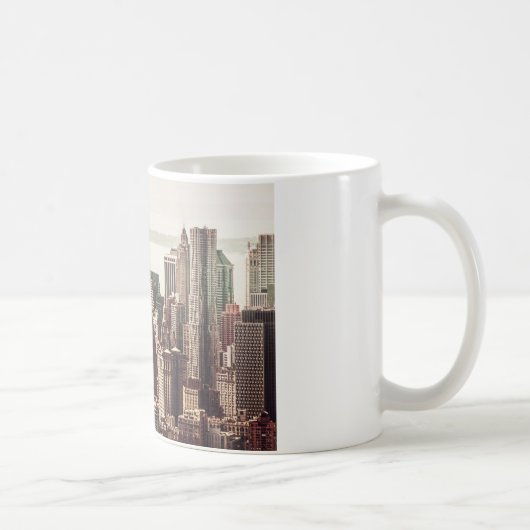 Lager Manhattan Skyline - Uitzicht uit Midtown Koffiemok (Rechts)