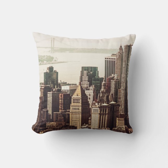 Lager Manhattan Skyline - Uitzicht uit Midtown Kussen (Voorkant)