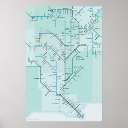 Lager Mississippi 20 x 30 inch Poster (Voorkant)