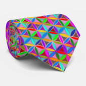 Lager - naadloos patroon - verloopkleur stropdas (Opgerold)