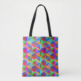 Lager - naadloos patroon - verloopkleur tote bag